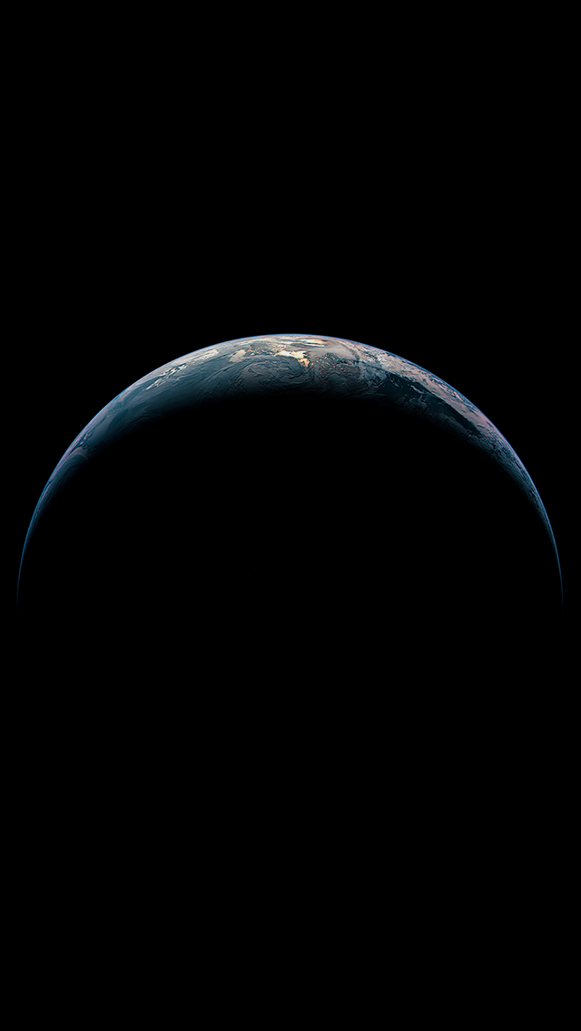 iOS 8 Planet Earth iPhone 5 Wallpaper