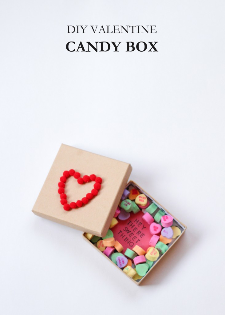 DIY Valentine Candy Box