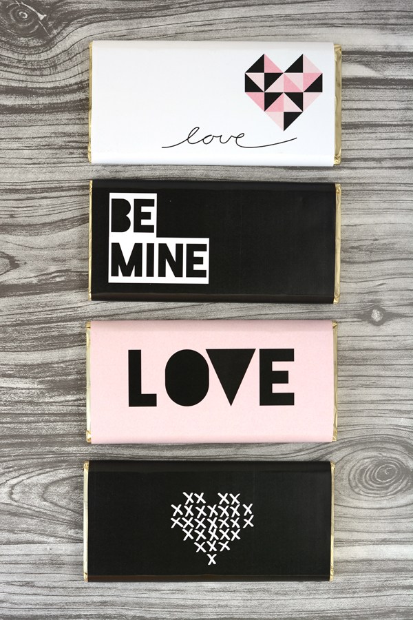 Printable Valentines Day Chocolate Bar Wraps