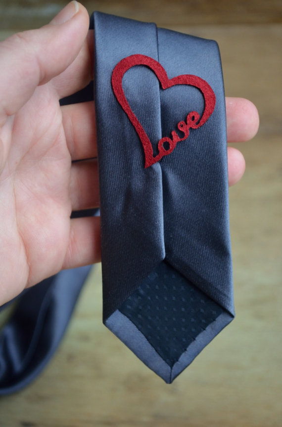 DIY Neckties With Heart